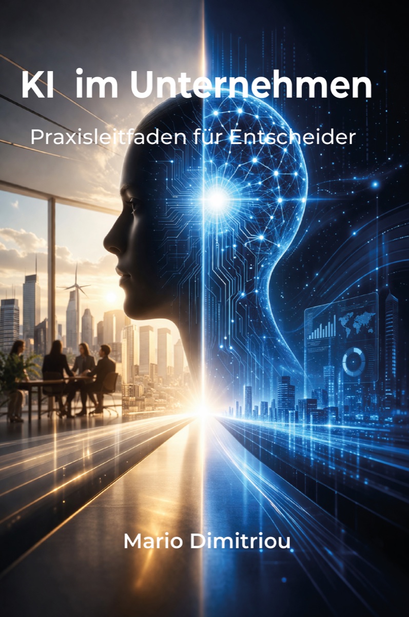 Buchcover KI im Unternehmen – Praxisleitfaden für Entscheider